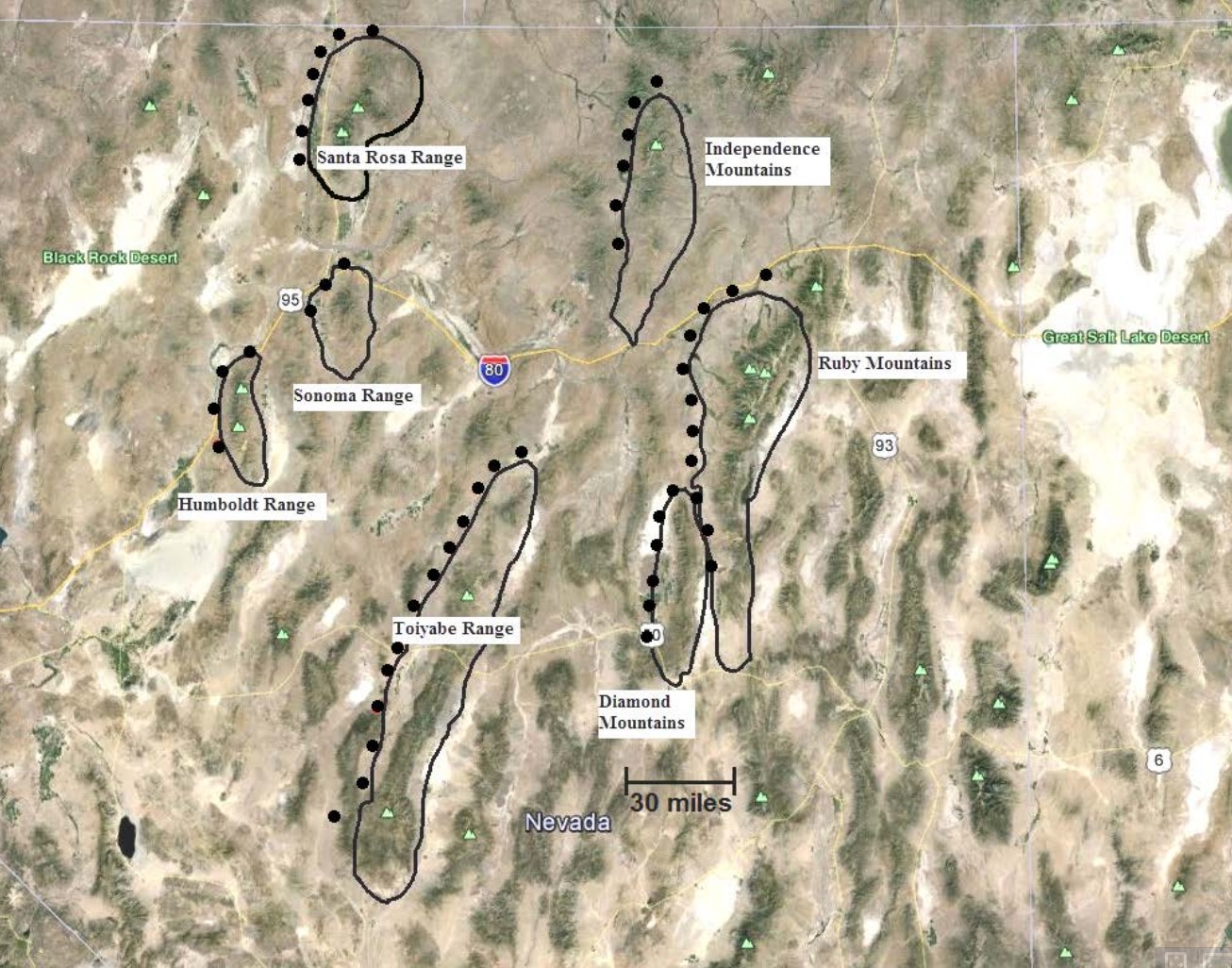 ground based cloud seeding generator map