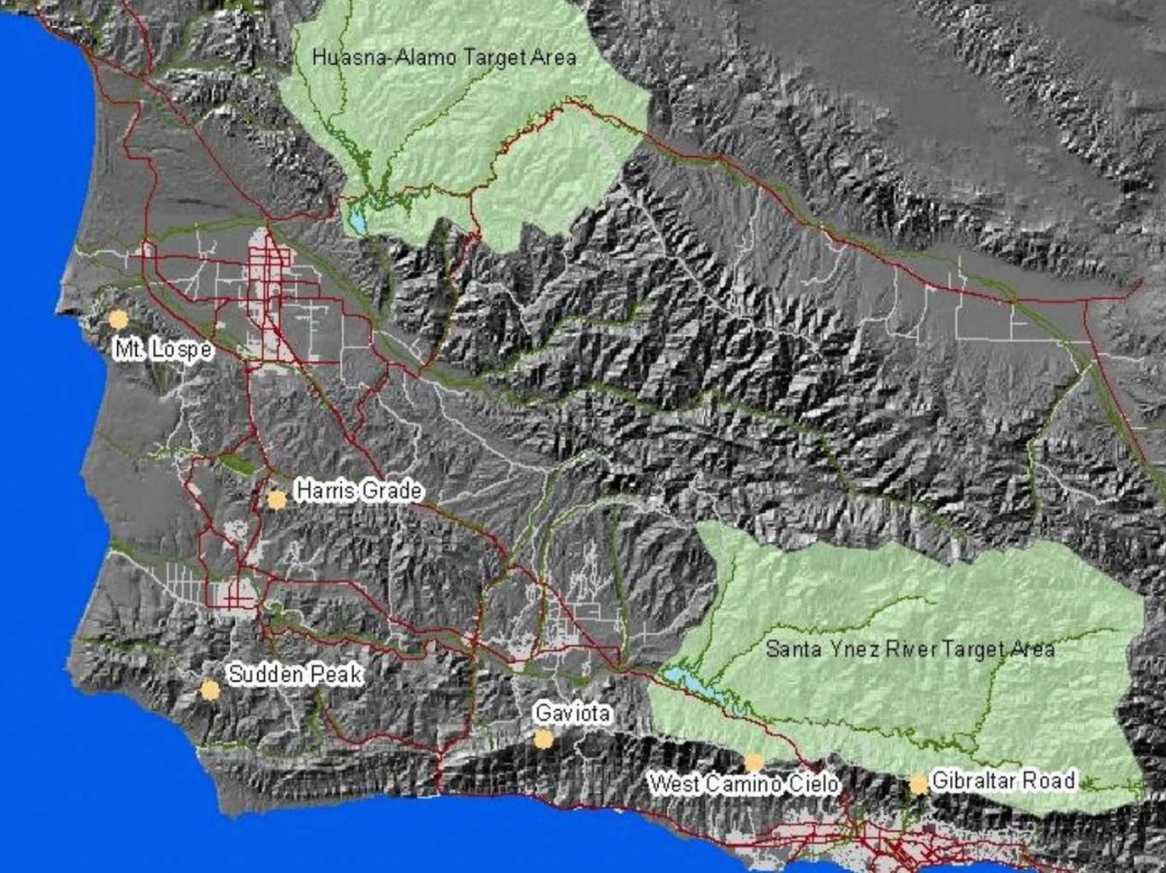 ground based cloud seeding generator map